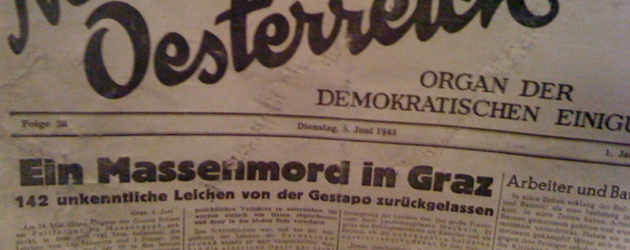 In the Hausarchiv: Neues Oesterreich, 5 June 1945